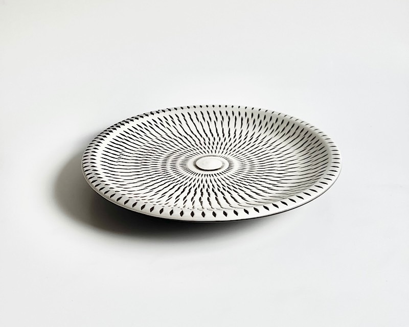 宝山窯 とびかんな7寸皿【オンラインストア限定】