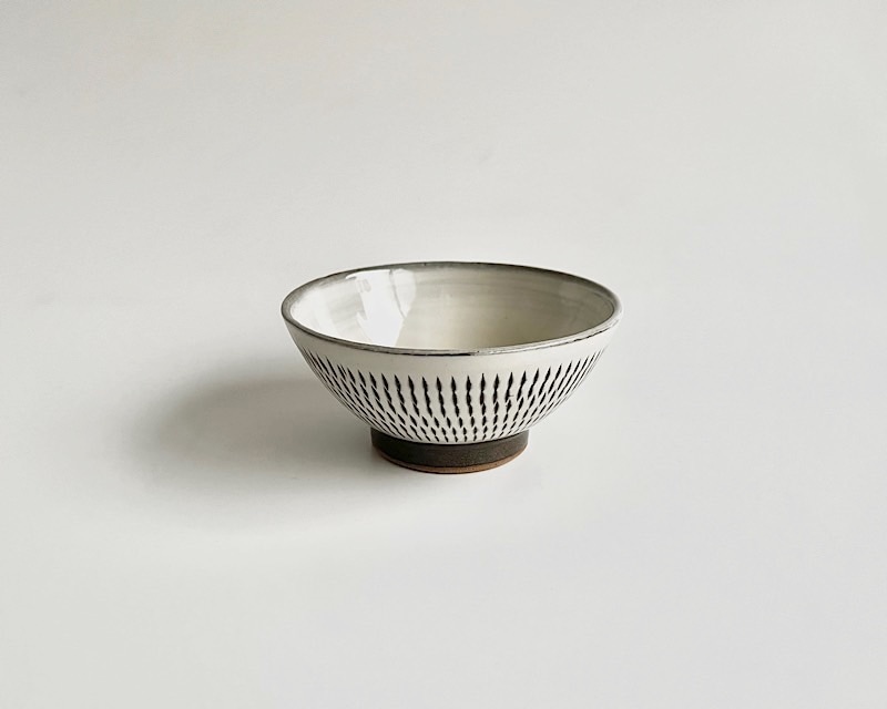 宝山窯 とびかんな飯碗 小【オンラインストア限定】