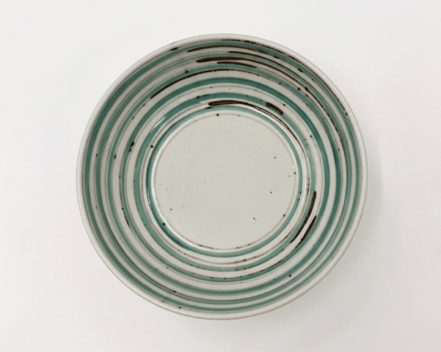 中尾万作 サラダ鉢 あさぎコマ【送料無料】