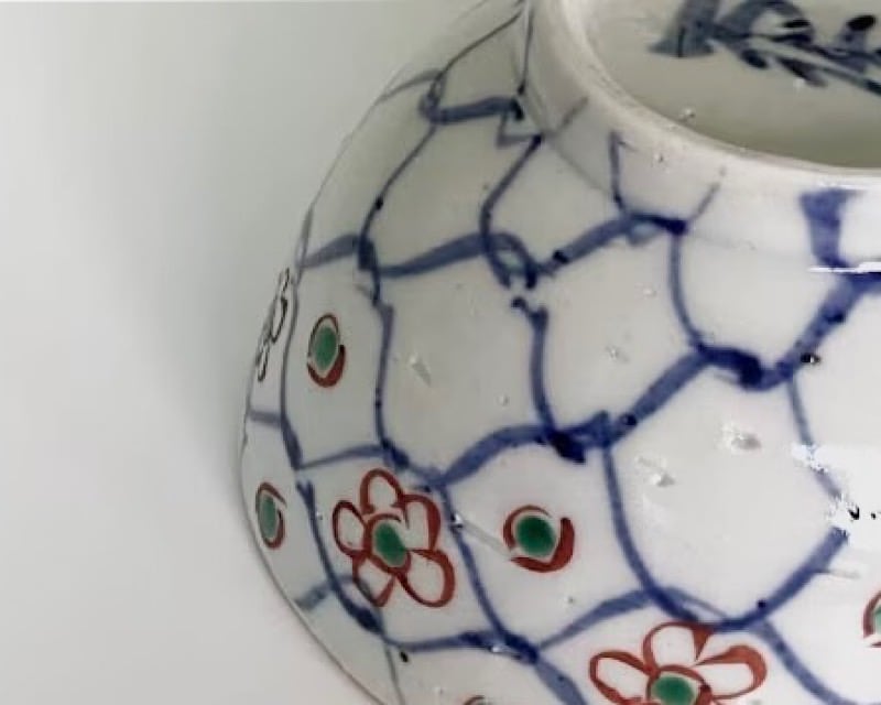 【新品】中尾万作さん　あみ目小花ちらし4.5寸皿　3点セット　作家 中尾万作 網目小花ちらしめし碗 | ブランド,中尾万作 | YUI LIVINGS
