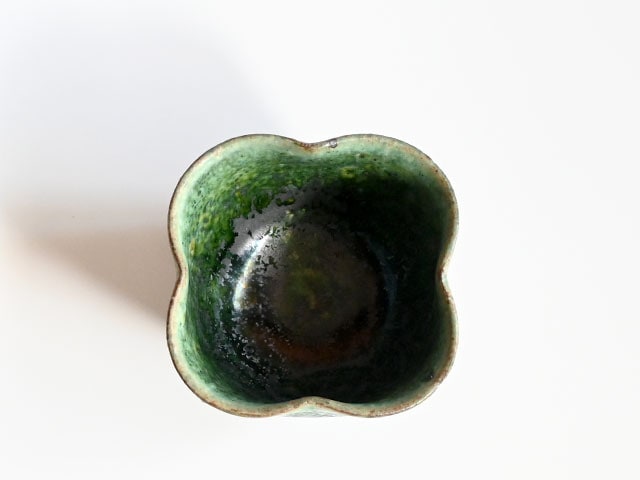 木曽志真雄 輪花小鉢 織部 | ブランド,木曽志真雄 | YUI LIVINGS