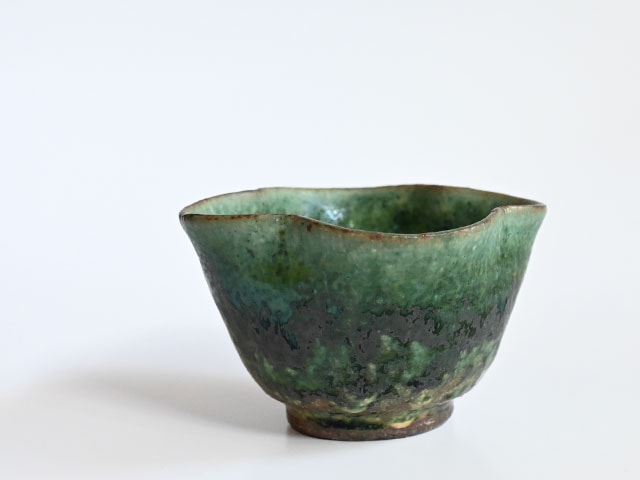 木曽志真雄 輪花小鉢 織部 | ブランド,木曽志真雄 | YUI LIVINGS