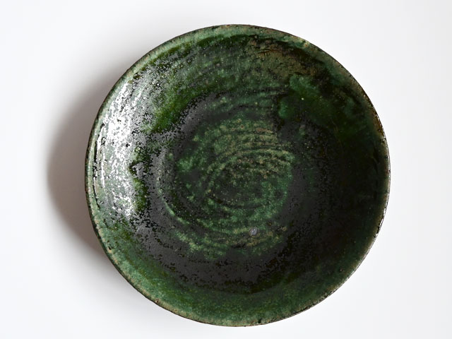 木曽志真雄 8寸皿 織部 | ブランド,木曽志真雄 | YUI LIVINGS | 神戸