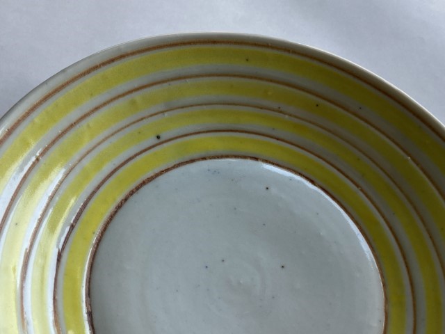 中尾万作 黄サビコマ7寸皿 | ブランド,中尾万作 | YUI LIVINGS | 神戸