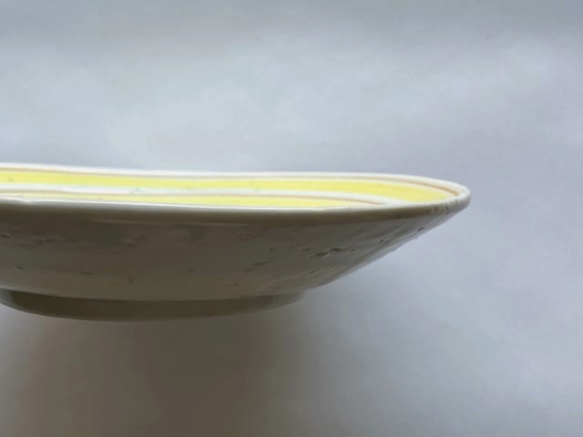 中尾万作 黄サビコマ7寸皿 | ブランド,中尾万作 | YUI LIVINGS | 神戸