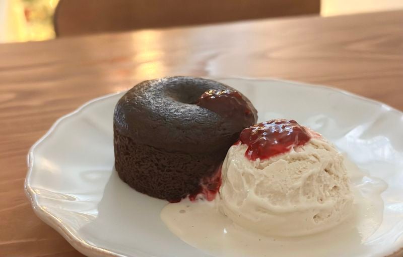 バレンタインにもおすすめ！フォンダンショコラとアイスクリームのセット (熨斗可）