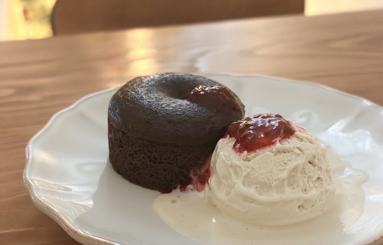 バレンタインにもおすすめ！フォンダンショコラとアイスクリームのセット (熨斗可）