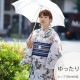 浴衣3点セット utatane 古典柄 レトロ アンティーク 系 牡丹 きなり 系|浴衣（ゆかた）|レディース