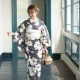 utatane 浴衣単品（F）レトロモダン系 ひまわり 茶系|浴衣（ゆかた）|レディース