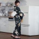 ニコアンティーク 浴衣単品（F）古典柄 レトロ アンティーク系 ざくろ 濃紺系|浴衣（ゆかた）|レディース