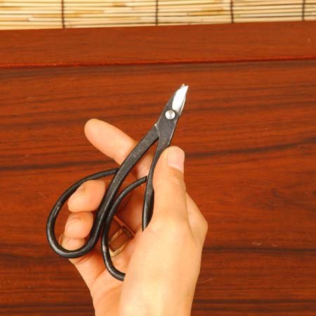 盆栽道具：隆光印 針金切鋏(ミニ) 115mm*資材 | 盆栽手入れ道具,鋏