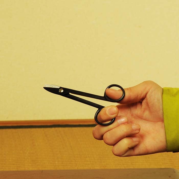 盆栽道具：兼進作 No.18 針金切鋏 120mm*資材 かねしん はりが