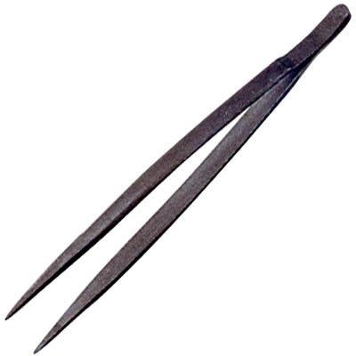 盆栽道具：兼進作 No.62A 鍛造ピンセット(直) 200mm*資材 かねしん