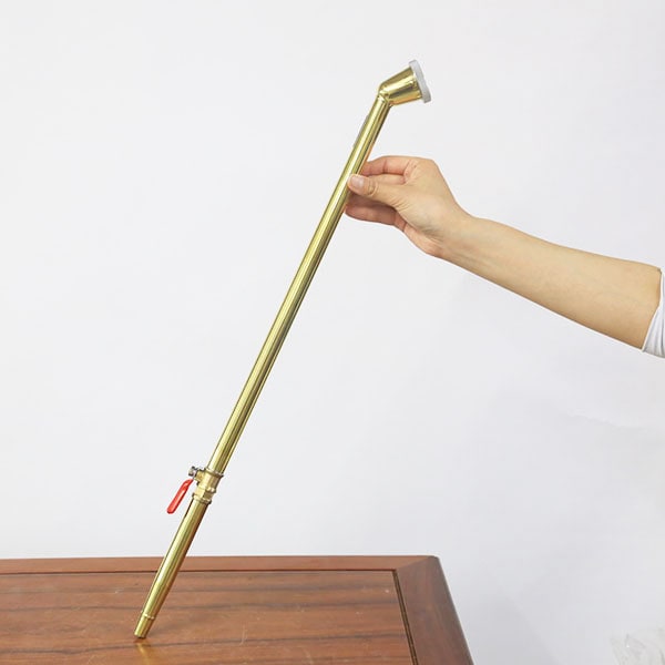 資材：真鍮製散水ノズル(手元コック付)大 *640mm のずる | 盆栽