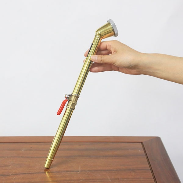 資材：真鍮製散水ノズル(手元コック付)小* 370mm | 盆栽手入れ道具