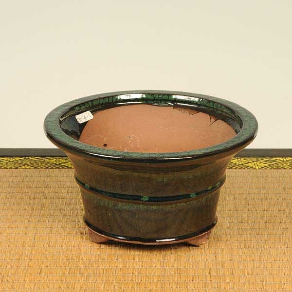 鉢：中国丸鉢 18.2cm*資材 | 盆栽鉢・水盤,お買い得小鉢,色物,鉢径