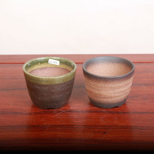 鉢：萬古焼小鉢 9.0cm*資材 | 盆栽鉢・水盤,お買い得小鉢,土物・焼締