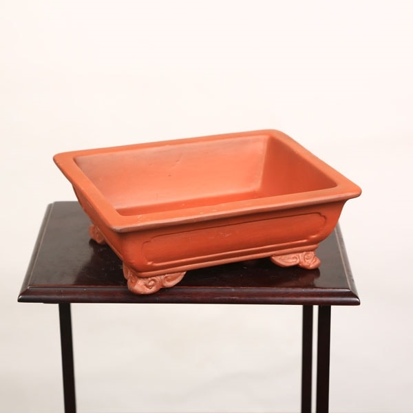中国　海鼠盆栽鉢　小品盆栽　大品盆栽 フェイクアート盆栽 然-ZEN- 寸-SUN-スモール 無地白鉢 本物を知る庭師