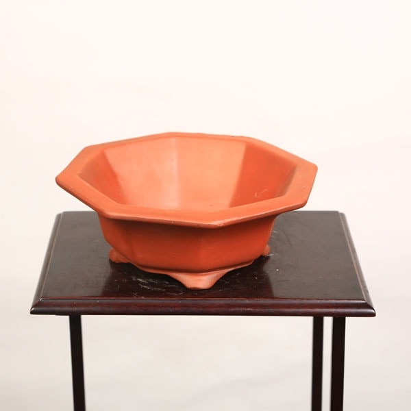 B級品：中国産八角鉢 16.0cm*資材 | 盆栽鉢・水盤,お買い得小鉢,土物