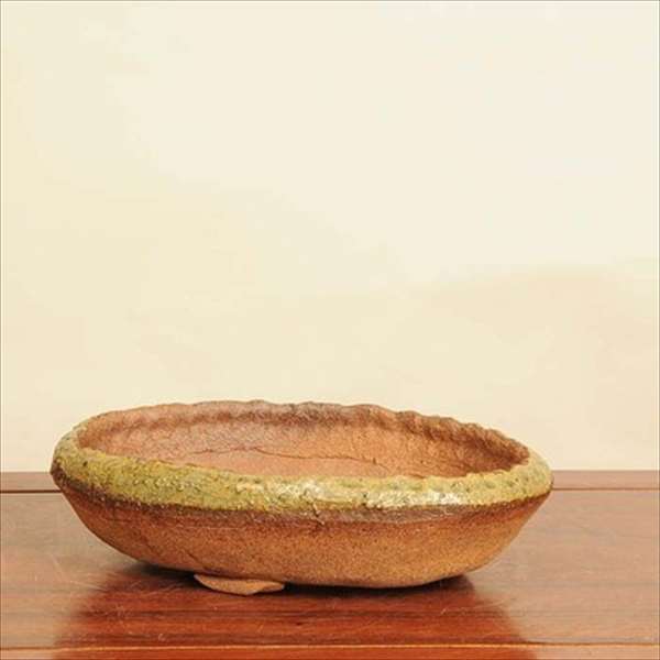 鉢：信楽焼楕円鉢 27.0cm*資材 | 盆栽鉢・水盤,お買い得小鉢,土物