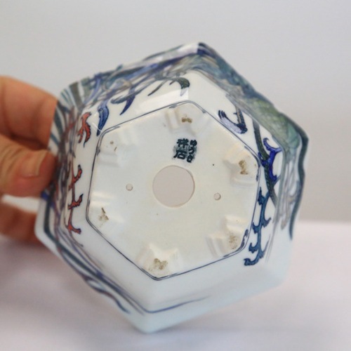祥石(二代目) 六角鉢 12.7cm【現】 | 盆栽鉢・水盤,現代小鉢,祥石