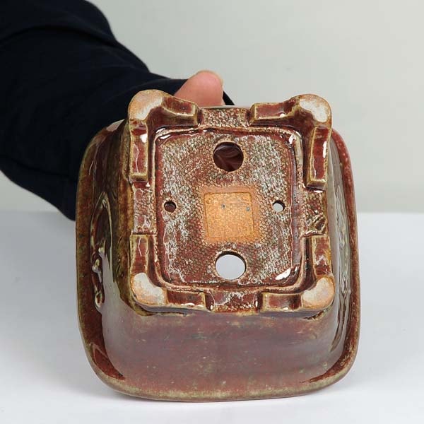 現代小鉢：平安虹泉 縁付長方鉢 13.0cm【現】 | すべての商品 | 遊恵