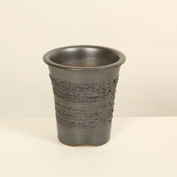 信楽焼 水盤 松皮 直径27cm 信楽焼花器【水盤やコンポート】の販売