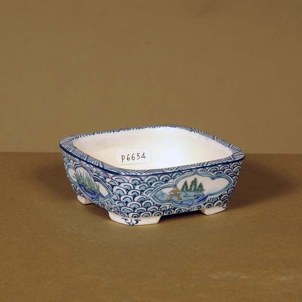 現代小鉢：祥石(二代目) 正方鉢 8.5cm【現】 | 盆栽鉢・水盤,現代小鉢