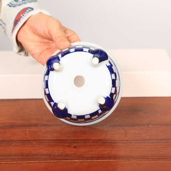 鉢：丸脚植木鉢 大 4.5号*資材 | 盆栽鉢・水盤,お買い得小鉢,絵柄物