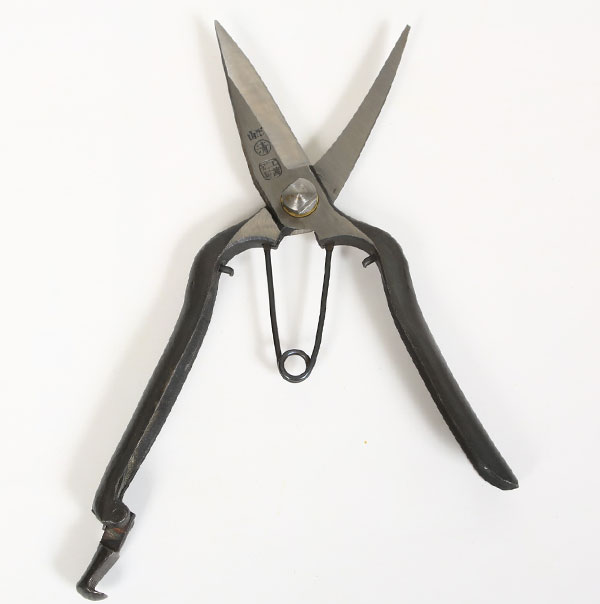 盆栽道具：山形印 長刃剪定芽切 200mm*資材 YK-15 | 盆栽手入れ道具