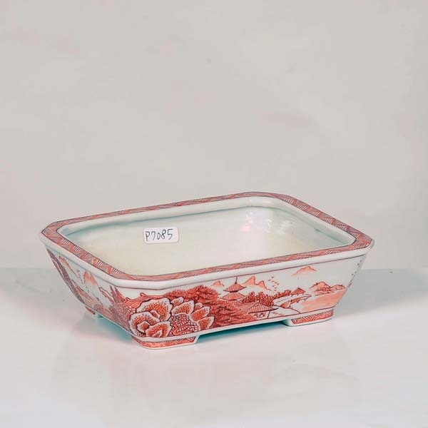 現代小鉢：月香 長方鉢 14.6cm【現】 | すべての商品 | 遊恵盆栽 本店