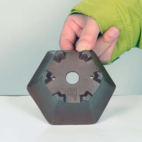 現代小鉢：柴勝 六角鉢 10.4cm【現】 | すべての商品 | 遊恵盆栽 本店