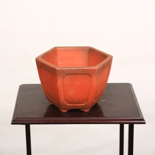 鉢：中国産六角鉢 12.5cm*資材*資材 | 盆栽鉢・水盤,お買い得小鉢,土