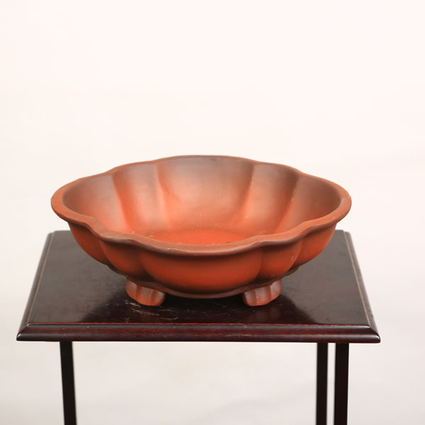 中国鉢　もっこ　盆栽鉢 B級品：中国産モッコ鉢 18.0cm*資材 | 盆栽鉢・水盤,お買い得小鉢,土