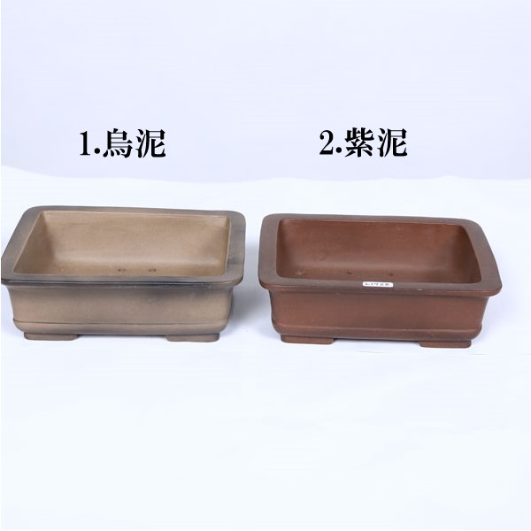 鉢：中国小鉢 長方縁付鉢 16.8cm*資材 | 盆栽鉢・水盤,お買い得小鉢,土