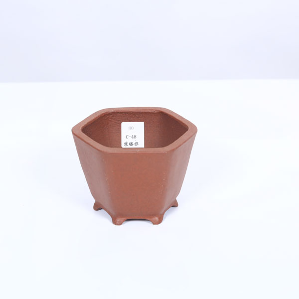 現代小鉢：柴勝 六角鉢 9.8cm【現】 | すべての商品 | 遊恵盆栽 本店