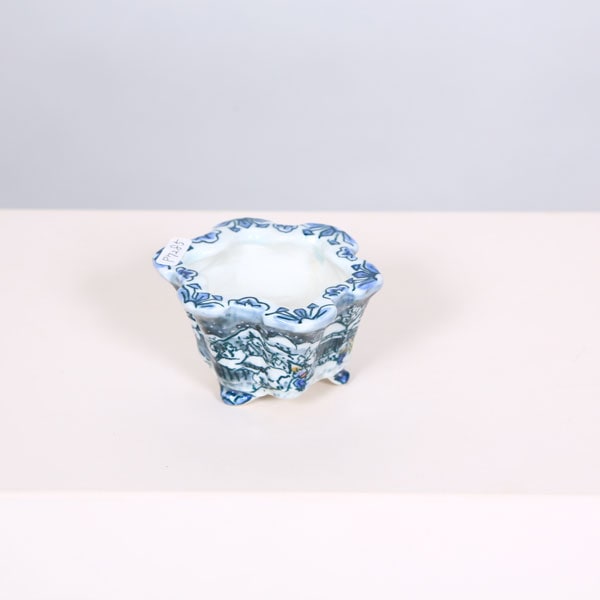 現代小鉢：陶翠 輪花鉢 8.0cm【東海道五十三次 蒲原】【現