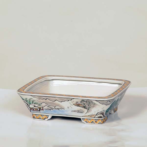 盆栽鉢 月香 鉢｜盆栽鉢 月香 楕円鉢 盆栽鉢 月香