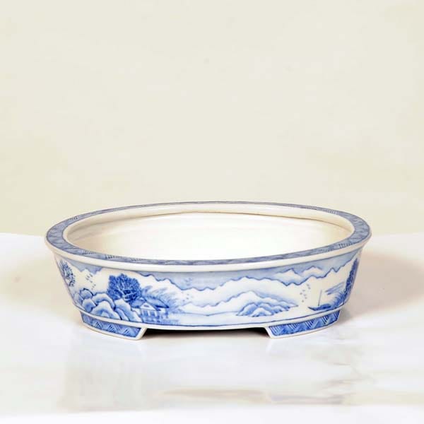 現代小鉢：月香 楕円鉢 16.6cm【現】(共箱・共布 有) | すべての商品