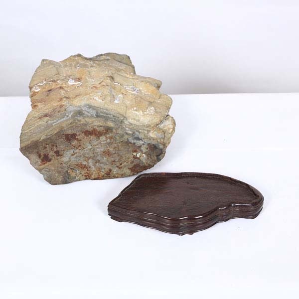 (希少)紀伊の玉石　玉鏡台　水石 鑑賞石 水石：玉鏡台石【現品】*資材 ぎょくきょうだい | 水石・飾り石,水石