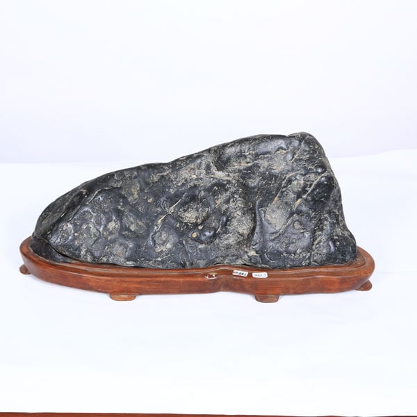 水石：石見 真黒石【現品】 | 水石・飾り石,水石 | 遊恵盆栽 本店