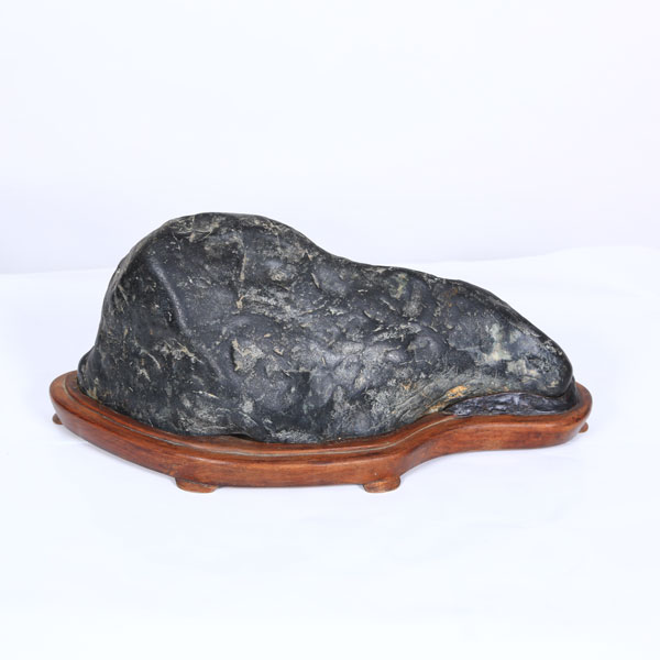 水石：石見 真黒石【現品】 | 水石・飾り石,水石 | 遊恵盆栽 本店