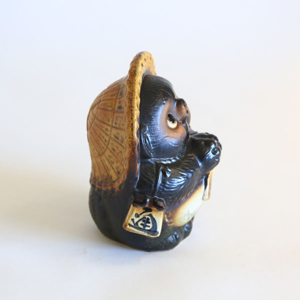 置物：信楽焼き お願い狸 5号*資材 | 新着商品,新入荷：鉢・その他