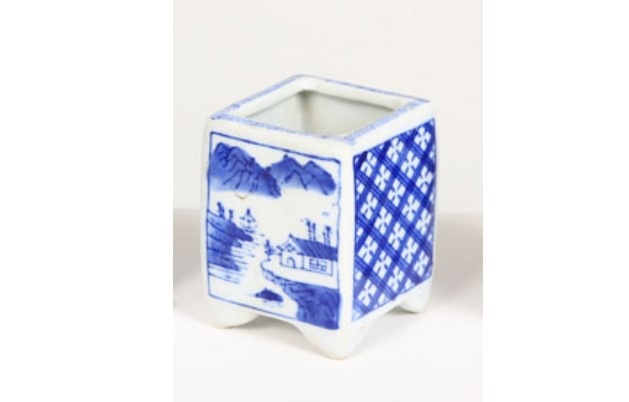 鉢：絵柄鉢（青絵） 2個セット | すべての商品 | 遊恵盆栽 本店