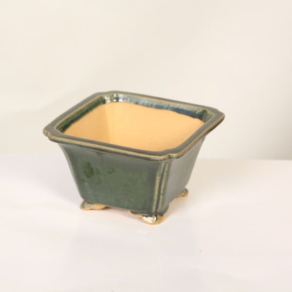 現代小鉢：柴勝 足付正方鉢【現品】*shibakatu 13.0cm | 新着商品,新