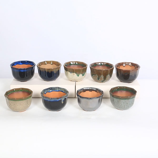 鉢：瀬戸焼花形丸鉢 2.5号*資材 | 新着商品,新入荷：鉢・その他 | 遊恵