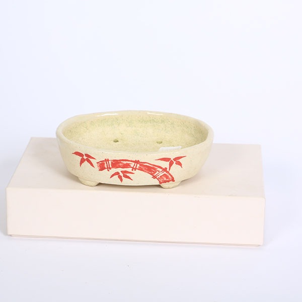 燿山　楕円　赤　盆栽鉢 燿山 楕円 赤 盆栽鉢 燿山 楕円 赤 盆栽鉢 楽天市場】盆栽 鉢 楕円の