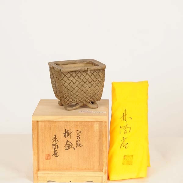 現代小鉢：陶雀 正方鉢『正方籠』【現品】*toujyaku 8.0cm | 新着商品
