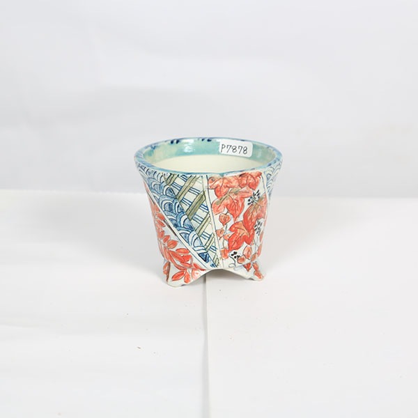 現代小鉢：本田影雪 足付ケンガイ丸鉢 7.6cm【現品】*eisetu | 新着