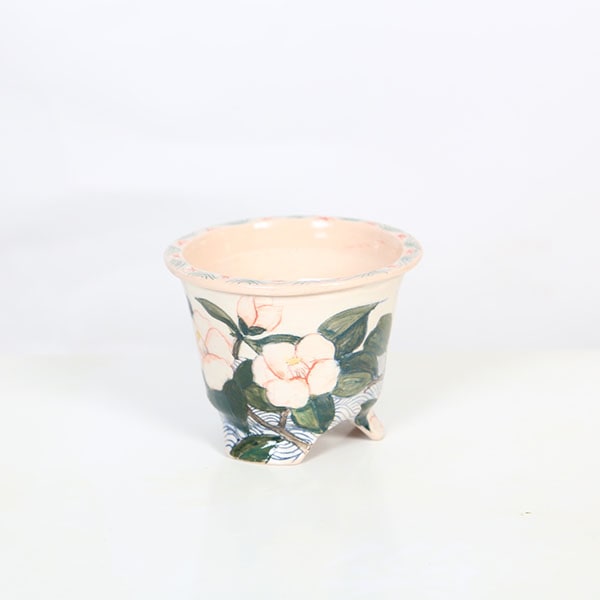 現代小鉢：本田影雪 足付ケンガイ丸鉢 7.8cm【現品】*eisetu | 新着